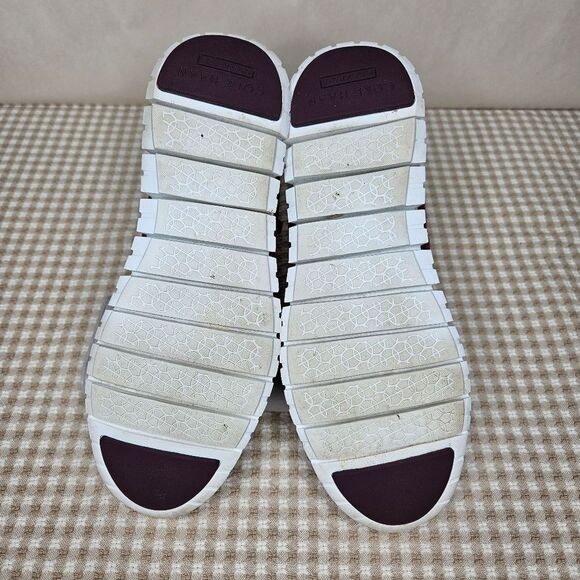 Cole Haan Zerogrand City Waterproof Winetasting Red Nubuck Suede Ankle Booties - Picture 9 of 10